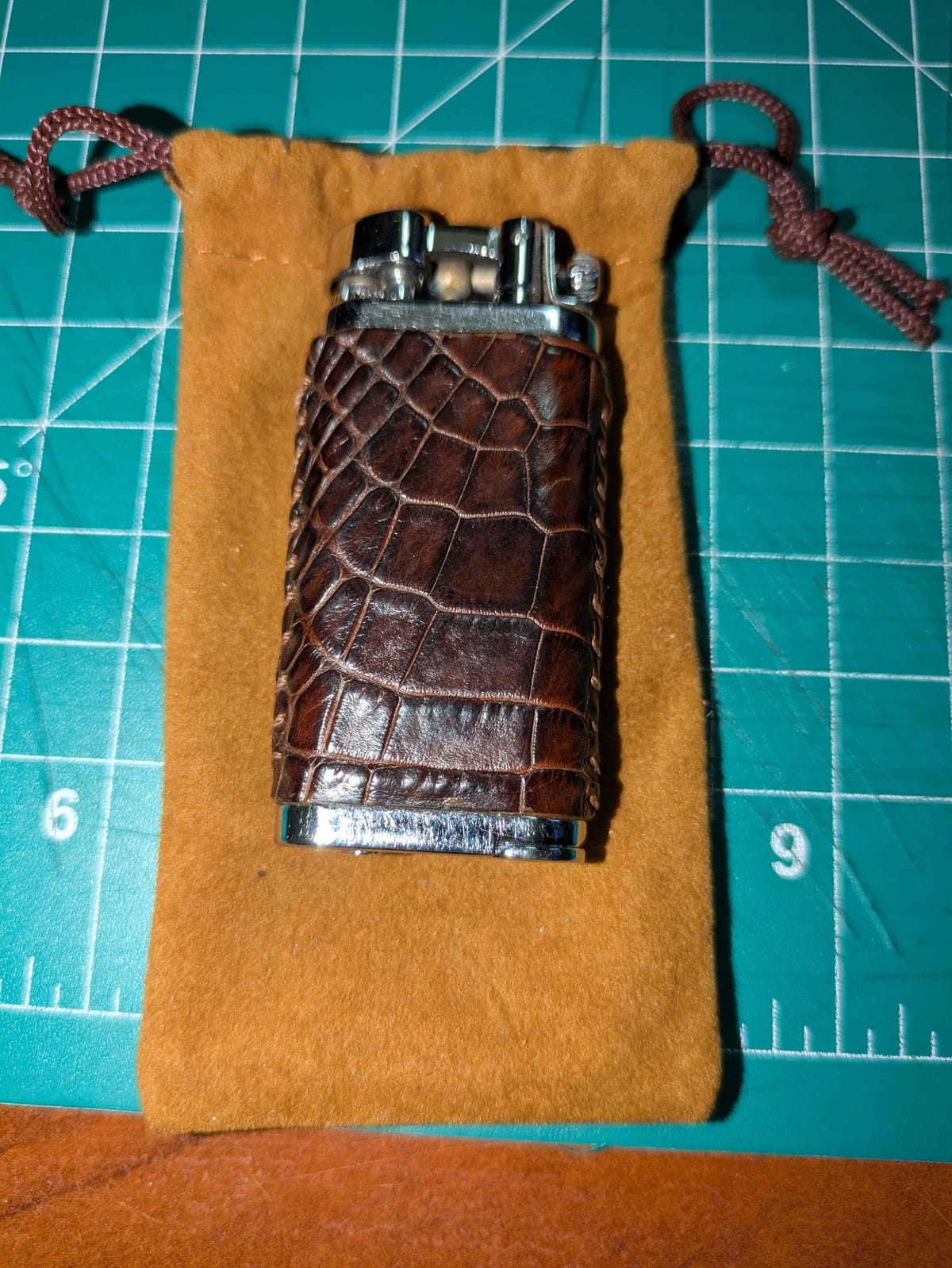 Wrapping Old Boy in Leather