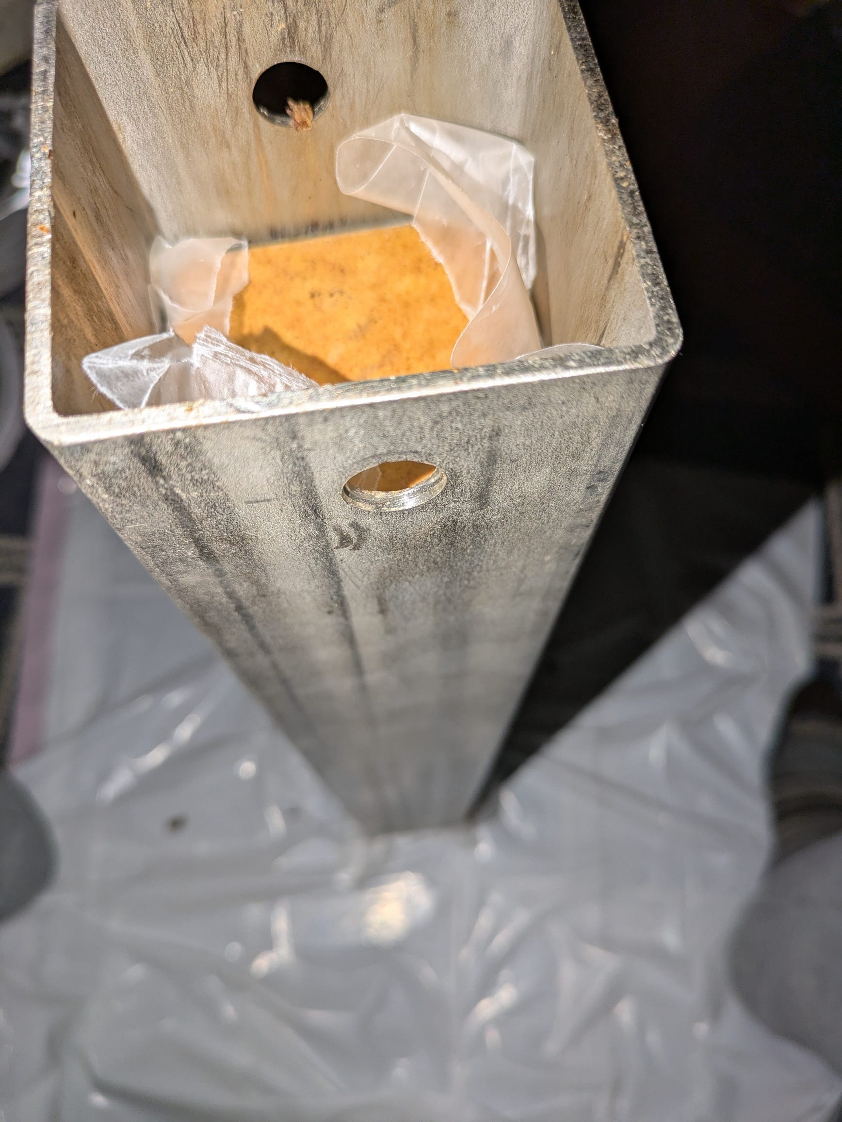 4 plugs in 2 foot tube before pressing