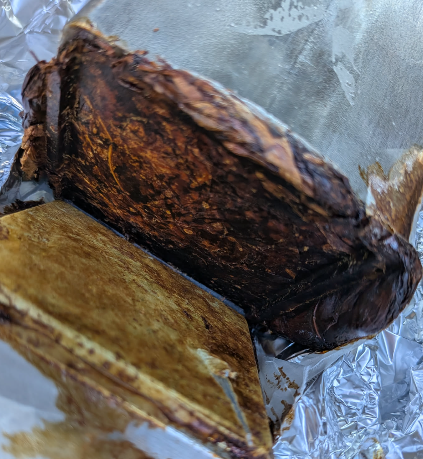 Sneak peak after stoving and then put the C-Clamp back on